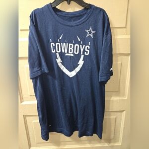 NFL Team NIKE Dallas Cowboys Dri-Fit Short Sleeve Tshirt Size: XXL